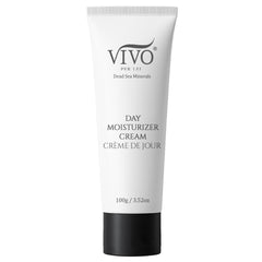 Vivo Per Lei Day Cream with Dead Sea minerals for dull skin glow.