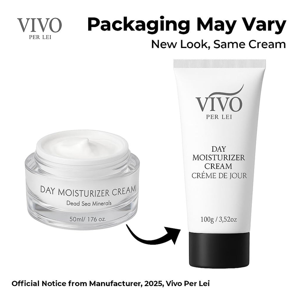 Vivo Per Lei face cream offers a non-greasy, comfortable finish.