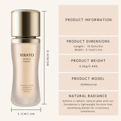 VIXATO Foundation Concealer packaging promotes easy shopping and product protection.