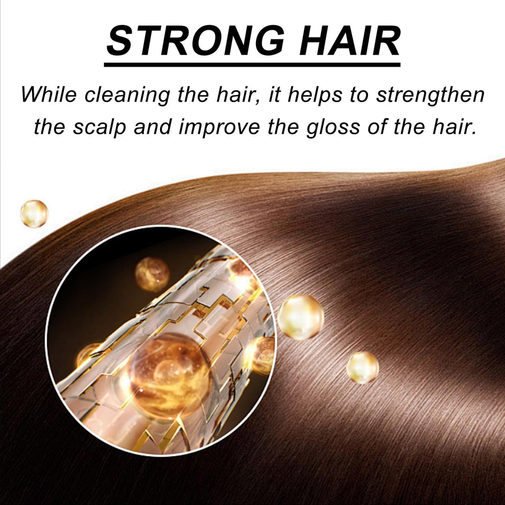 VJPPII Batana Oil Shampoo hair texture before use highlights thinning areas.