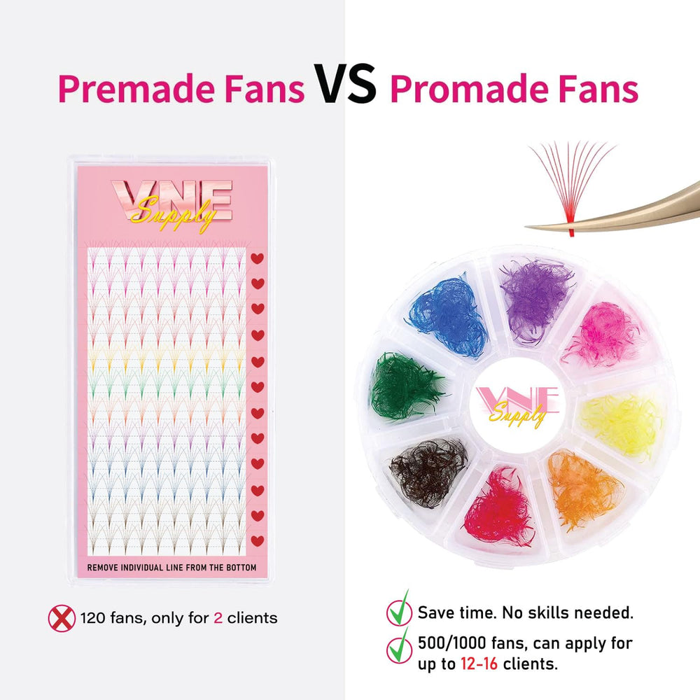 VNESUPPLY lightweight fans reduce application time with easy placement.