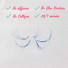 VNESUPPLY VNE500 D curl 12mm lashes closeup for defined curl and length.