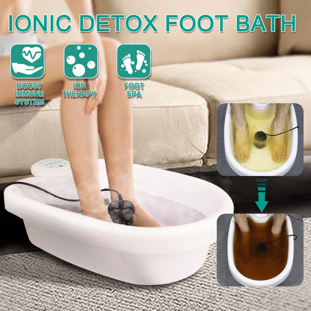 VnioLife Foot bath with indicator lights signaling active, easy operation