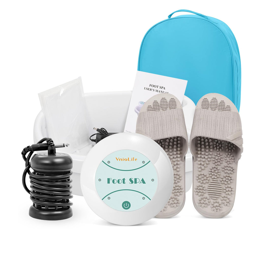 VnioLife Ionic Foot Bath setup for a relaxing at-home session