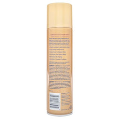VO5 Crystal Clear Extra Body Hair Spray in action provides lift and quick-drying hold.