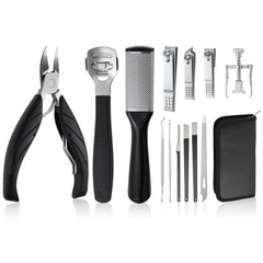 VOCOSTE organizer case keeps toenail care tools neatly stored for travel.