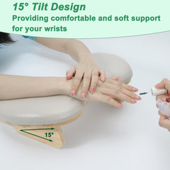 VOCOSTE U-shaped nail arm rest with ergonomic angle