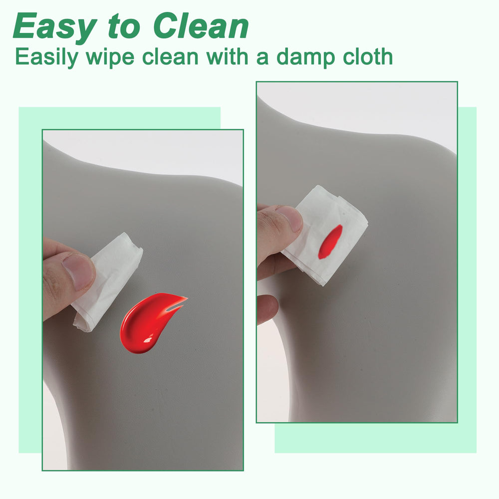 VOCOSTE wood and PU material arm rest is soft and durable