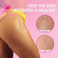 VOERUY Bikini Scrub ingredients label featuring turmeric and vitamin C