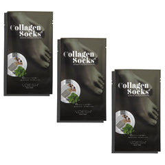 VOESH collagen socks pack outer box for at-home foot care routine.