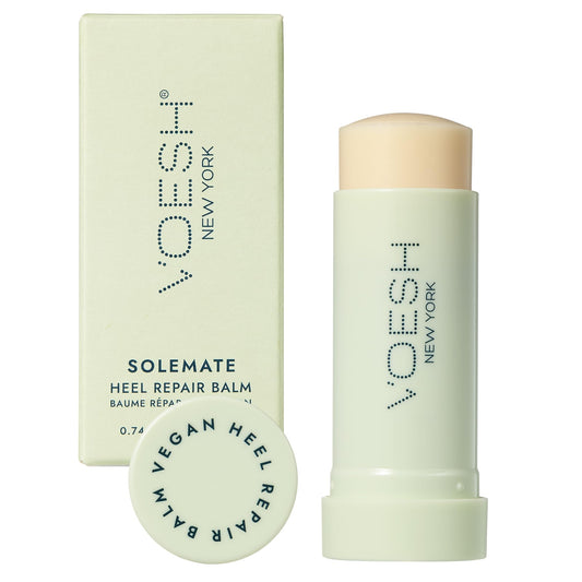 VOESH Solemate balm-application delivers deep moisture for smoother heels.