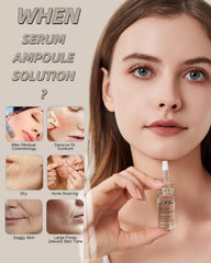 VOFEL hyaluronic acid serum ampoules highlight plump hydration and smoothing benefits.