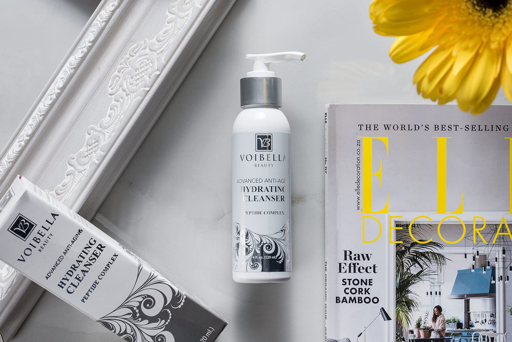 VOIBELLA BEAUTY spa-quality cleanser; crafted in USA labs for premium care.