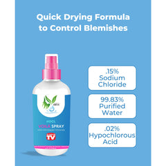 VoilaVe HOCL Spray after workout for quick skin cleansing.
