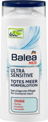 Volans Balea Med Ultra Sensitive Dead Sea bottle for daily gentle moisture