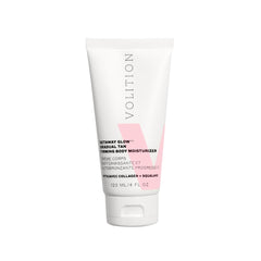 Volition Getaway Glow bottle pour shows creamy self-tanner texture for even coverage.