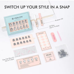 VSALON cuticle oil nourishes and hydrates nails