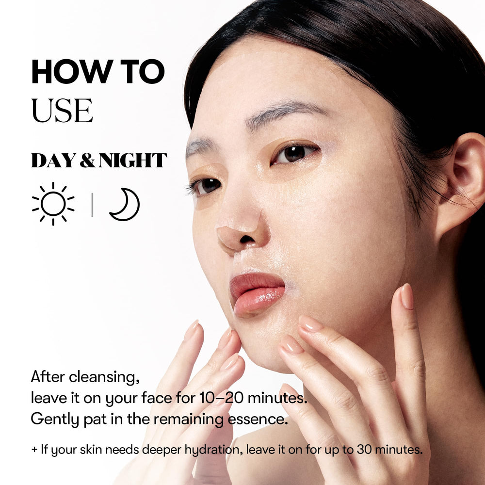 VT COSMETICS Cica-Exosome Moisture Mask on-face application demonstrates comfortable fit