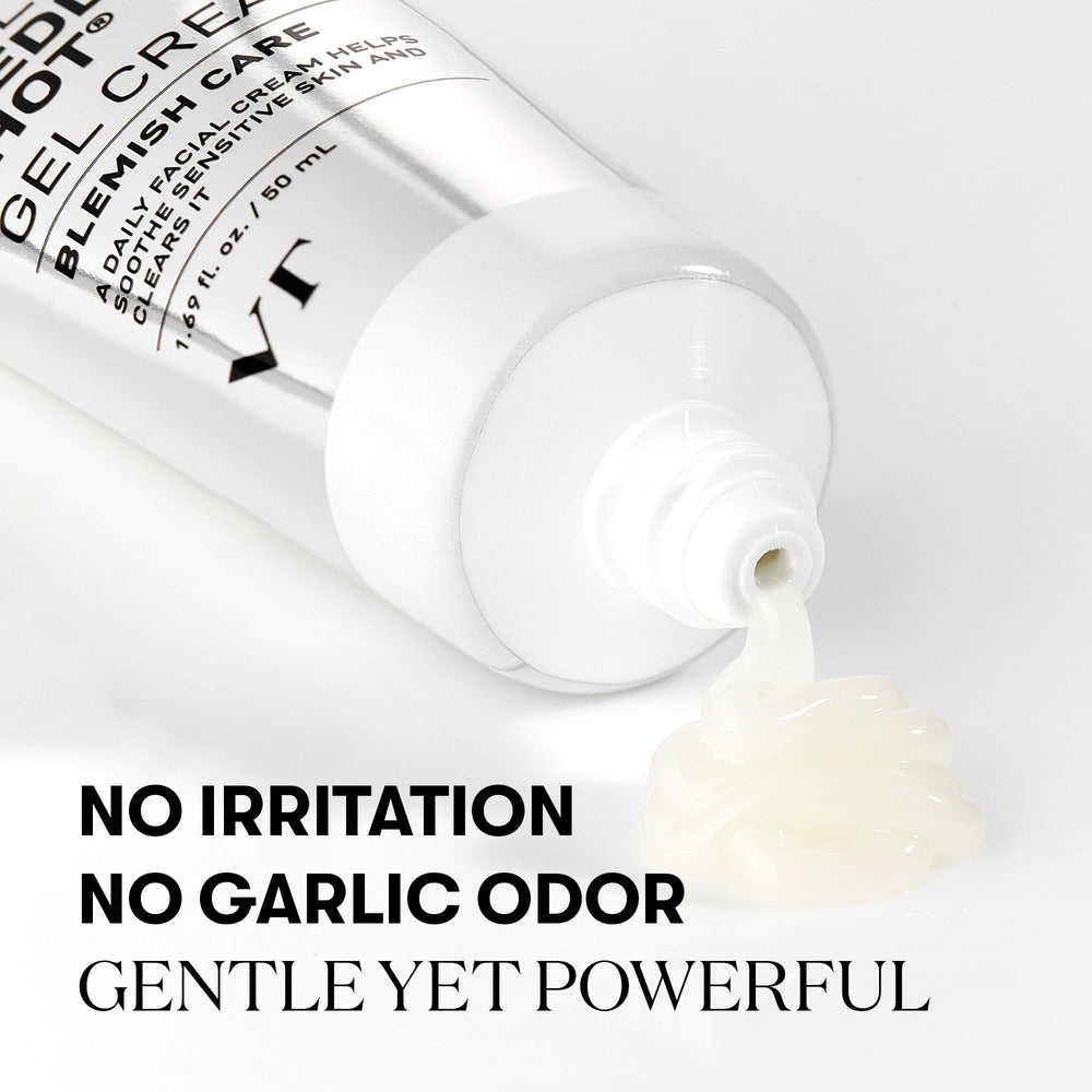 VT COSMETICS Garlic AC Reedle Shot Gel Cream bottle pour for easy daily application