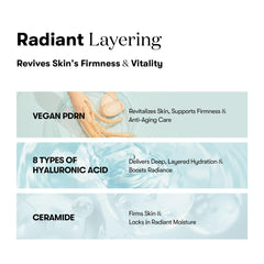 VT COSMETICS PDRN Tension Toner Pad eight hyaluronic acids detail for hydration