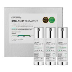 VT COSMETICS Reedle Shot compact set packaging, ideal for travel and gifting.