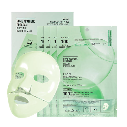VT COSMETICS Reti-A Reedle Shot 100 packaging for elasticity care
