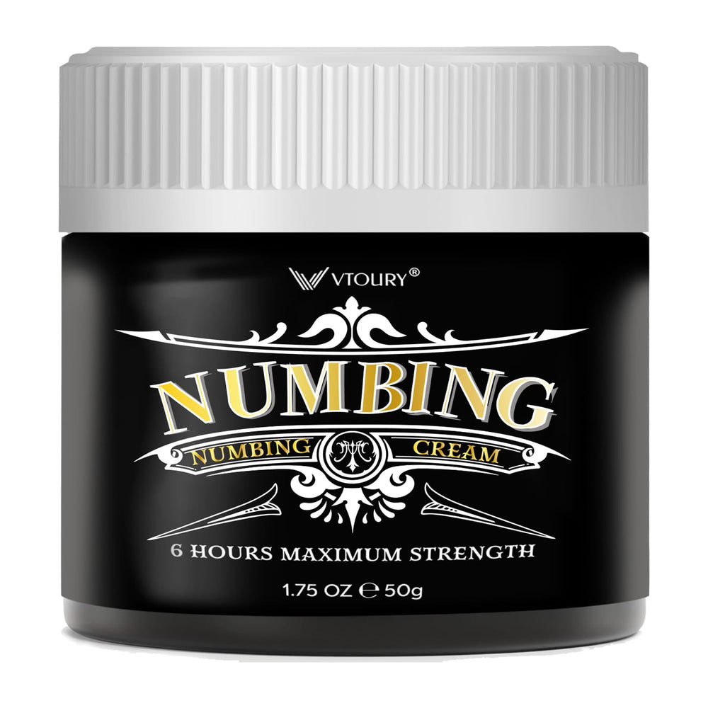 VTROUY Deep Numbing Cream tube front for on-the-go topical relief.