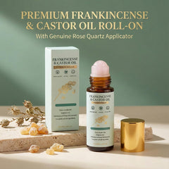 Vunqibroz rose quartz roller closeup for soothing cooling application