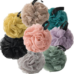 VVmotes loofah sponges in black for gentle exfoliation and shower cleansing