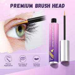 Vxzit eyelash serum bottle cap with precision applicator for controlled use.