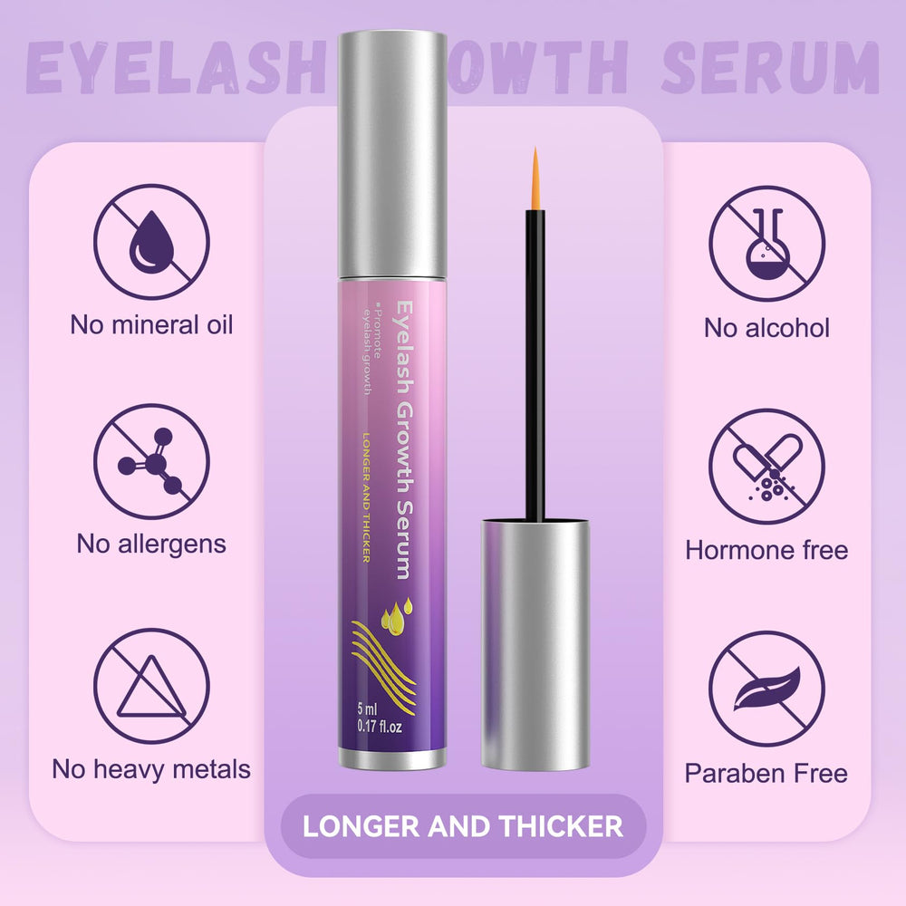 Vxzit vegan lash serum badge on packaging signaling gentle daily care.