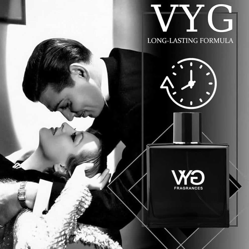 Shelf display of VYG on shelf with bold typography