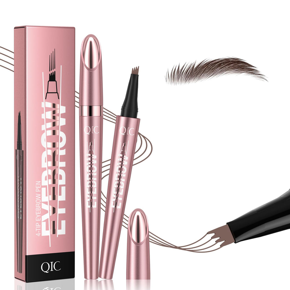 W3W Eyebrow Pencil 4-fork tip close-up showing precise microstroke definition