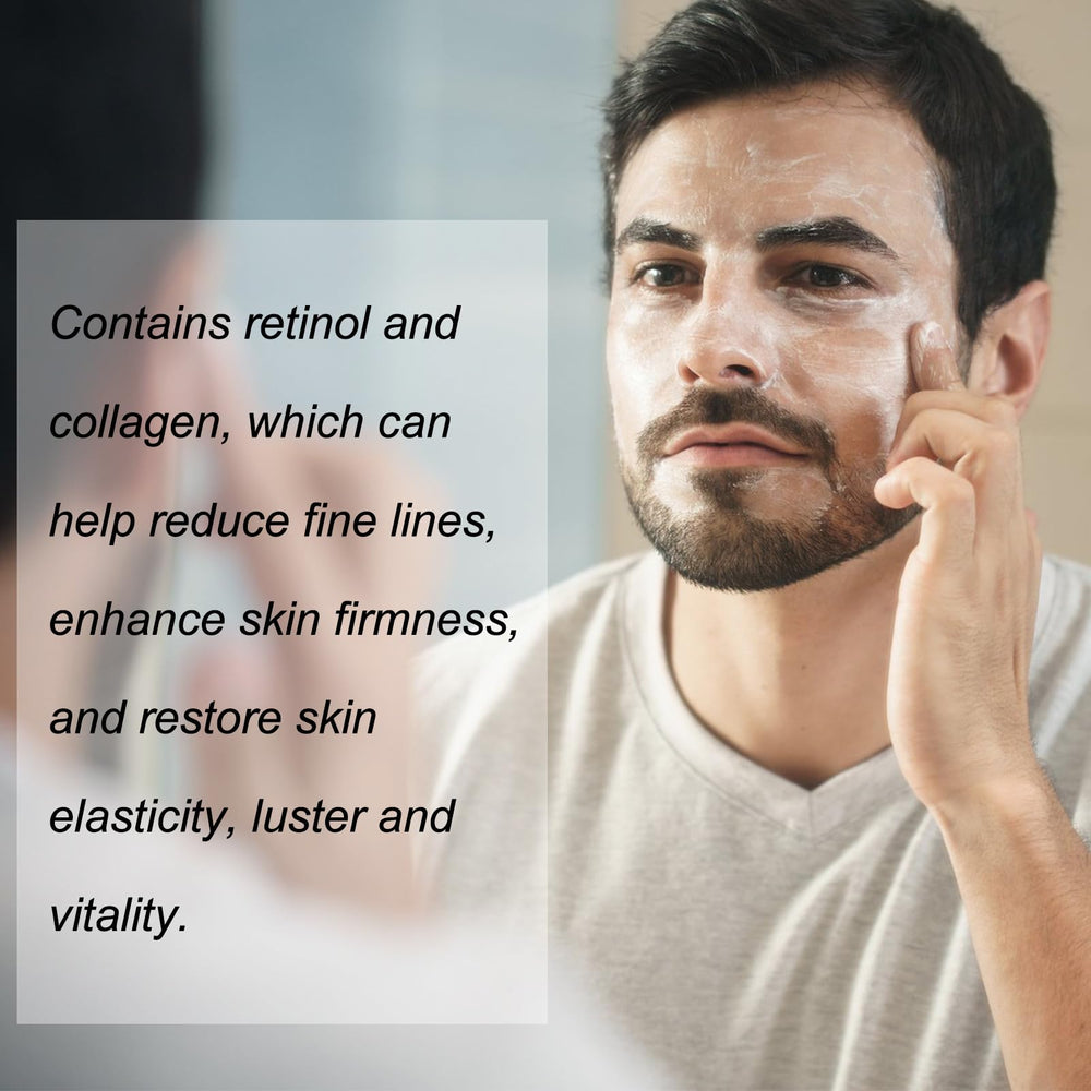 WAESKI mens skincare routine image for quick daily care with 6-in-1 cream.