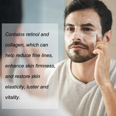 WAESKI mens skincare routine image for quick daily care with 6-in-1 cream.