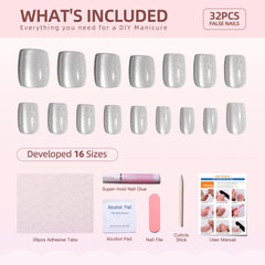 32-piece WAFOLOZE kit includes glue, tabs, file, and prep tools