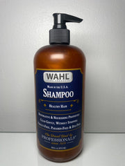 Wahl shampoo bottle with creamy formula supports healthy hair nourishment