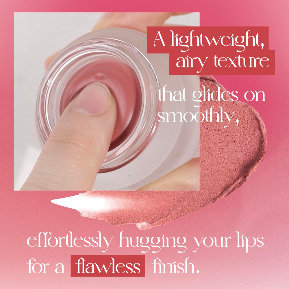 WAKEMAKE multi-coloring pot enables lip, cheek, and nose color with cohesive blend