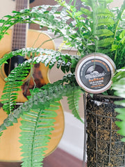 Walton Wood Farm The Musician solid cologne in travel-friendly packaging keeps scent portable.