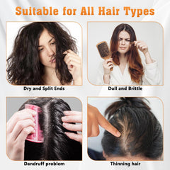 Wanban all-hair-types shampoo emphasizes versatility for thick, fine, and curly textures.