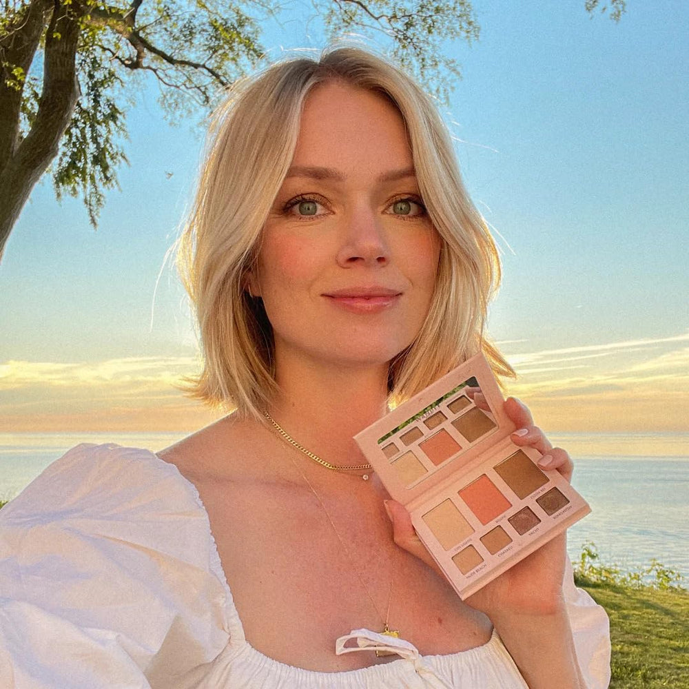 Wander Beauty Getaway blush powder adds natural warmth to cheeks.