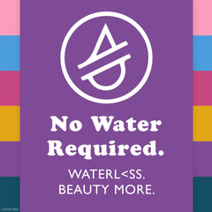 Waterless Heat Shield label highlights sulfate-free formula for safe styling.