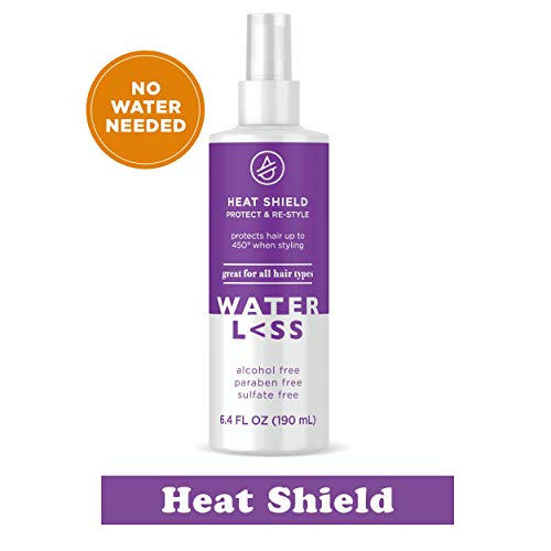 Waterless Heat Shield provides quick styling without water for busy mornings.