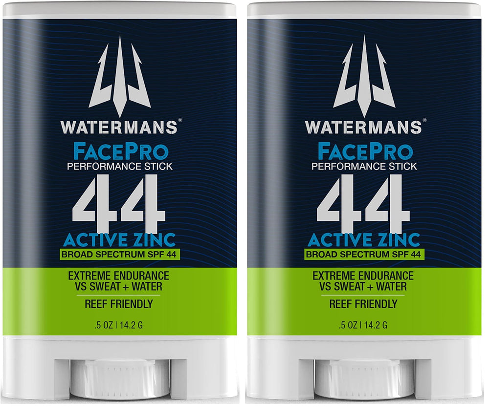 Waterman's FacePro SPF 44 stick in action showing smooth application