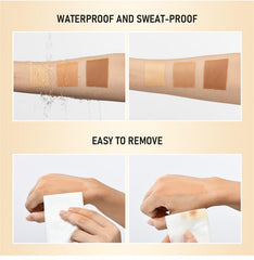 Waterproof leg makeup no transfer drying to set on the skin