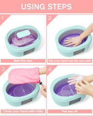 Wattne green paraffin wax machine cleaning guidance for simple care