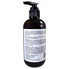 Wax Necessities Waxness Dr. Bump ingredients label highlighting Tea Tree, Rosemary, Sage