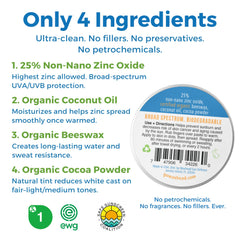 Waxhead skin-tone tint helps visibility on fair skin