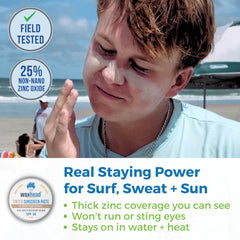 Waxhead reef-safe zinc paste in tin offers long-lasting protection in saltwater settings