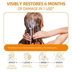 WDETHMY keratin mask delivers deep repair and lasting softness after one use.
